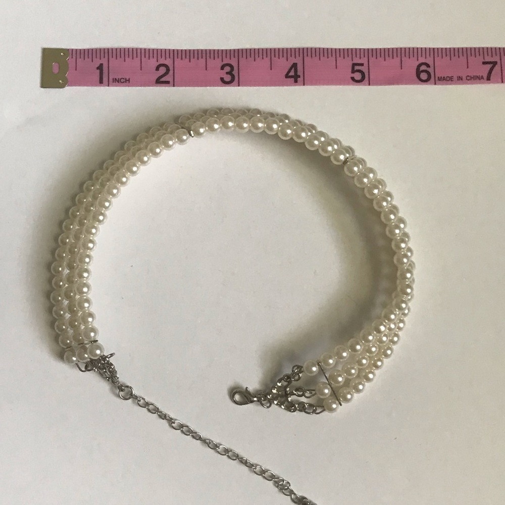 💡Vintage Faux Pearl Choker Necklace - Picture 5 of 6